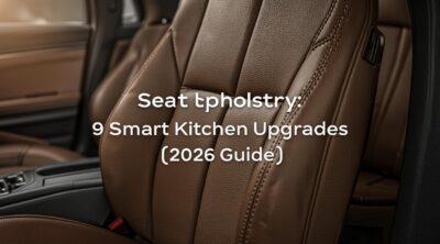 seat upholstery: 9 Smart Kitchen Upgrades [2026 Guide]
