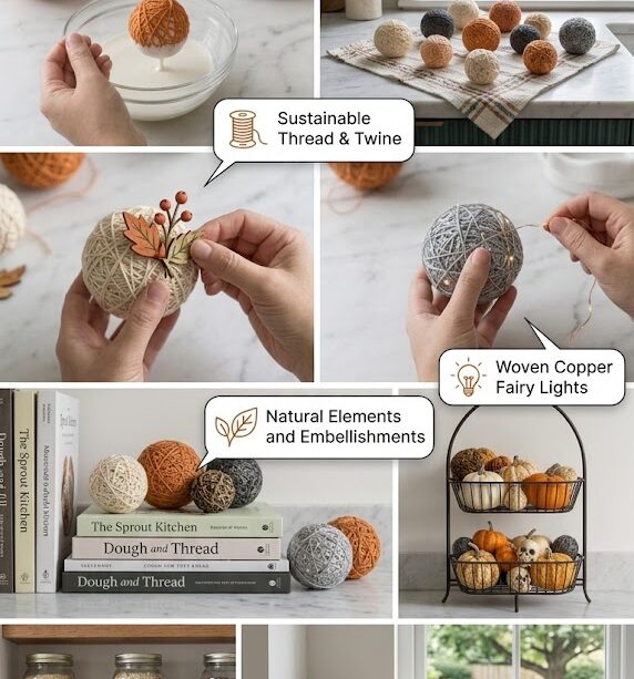 DIY Thread Ball Counter Decor