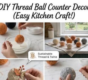 DIY Thread Ball Counter Decor