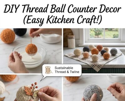 DIY Thread Ball Counter Decor