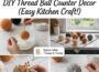 DIY Thread Ball Counter Decor